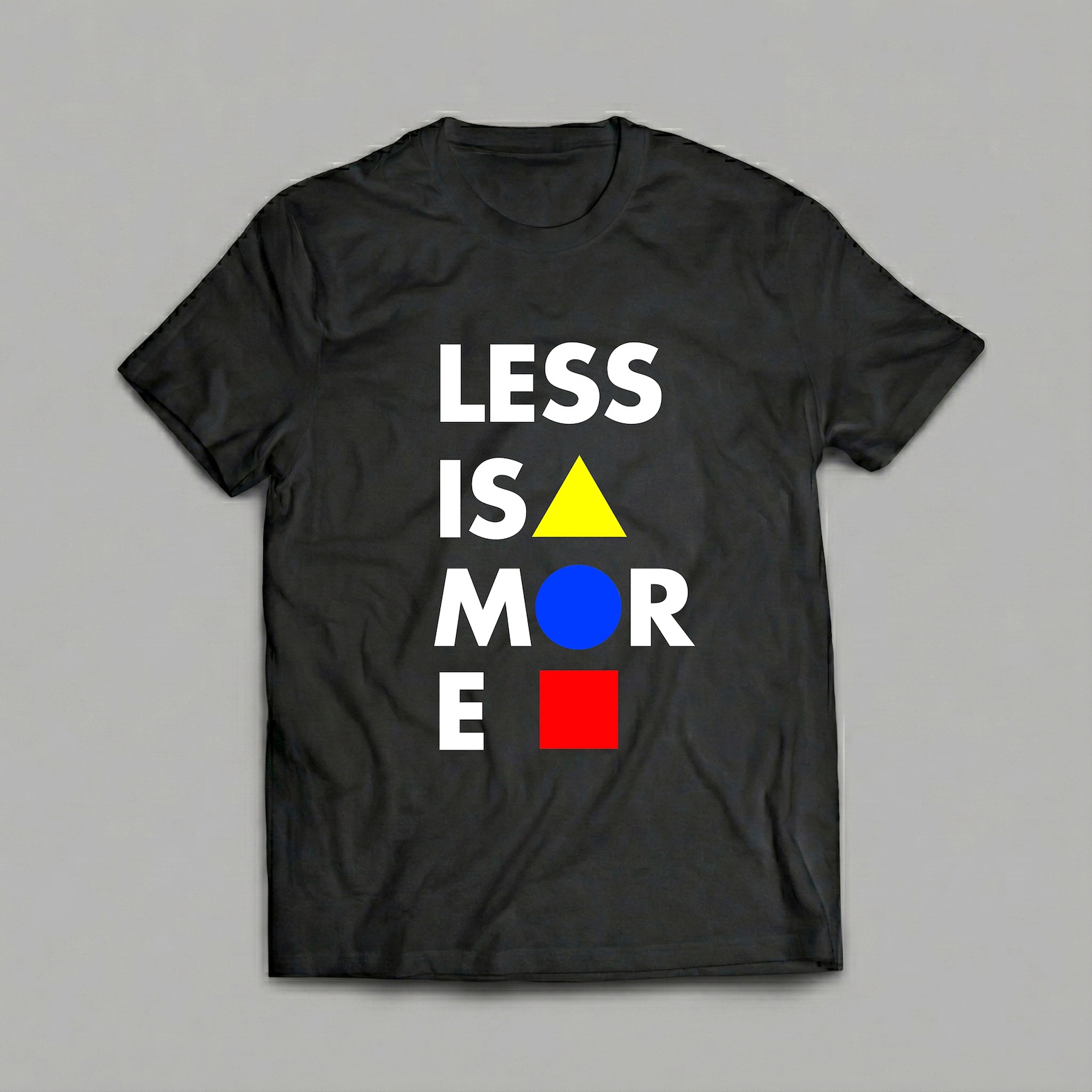 Bauhaus Tee - černé