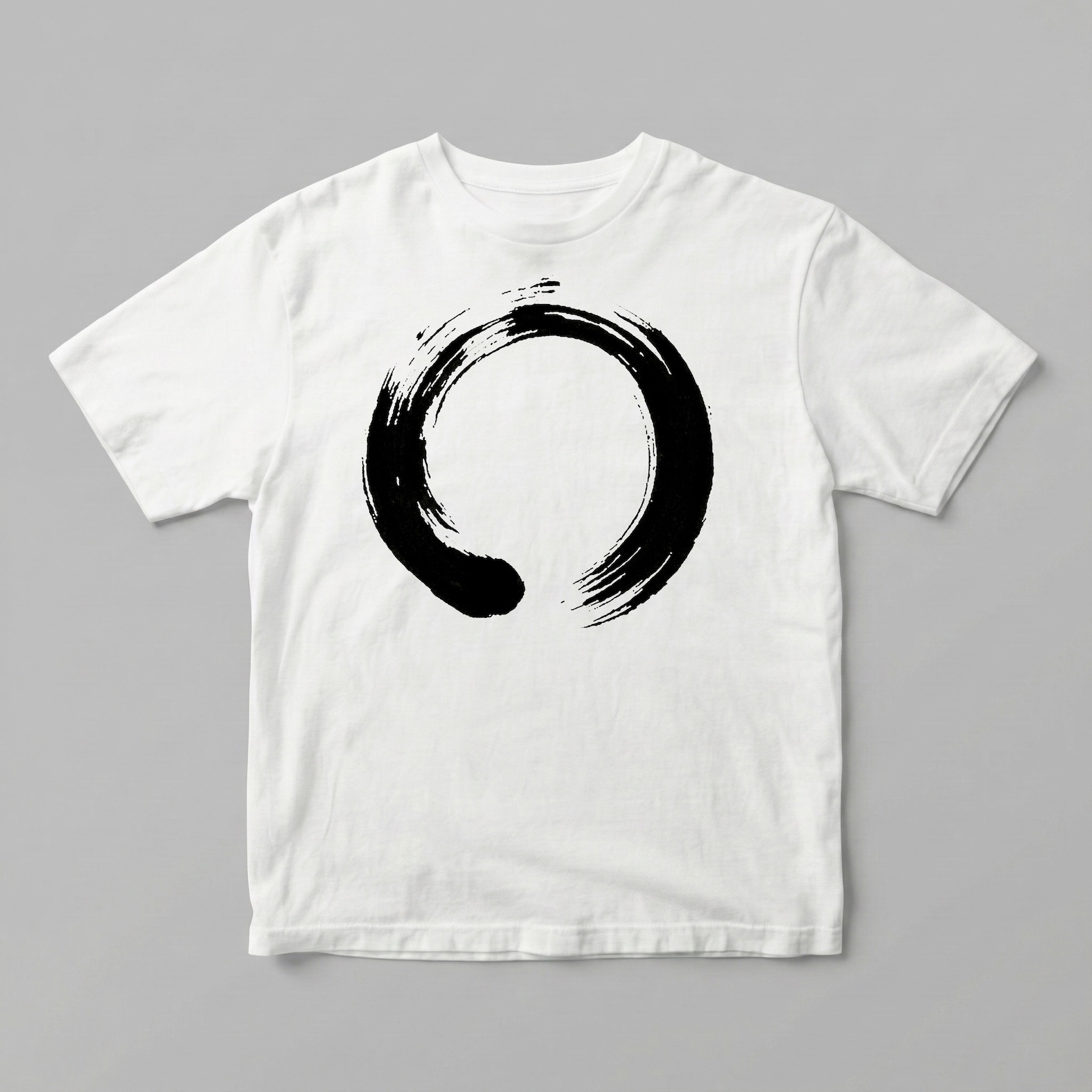 Enso Circle Tee - bílé
